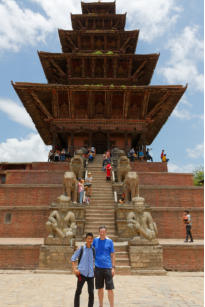 Visiting the Nyatapola Temple in Bhaktapur