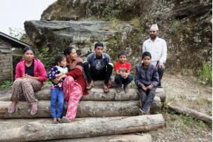 RajKumer with his family